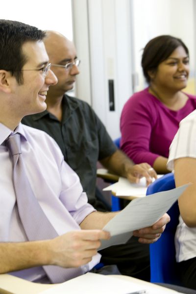 People in classroom