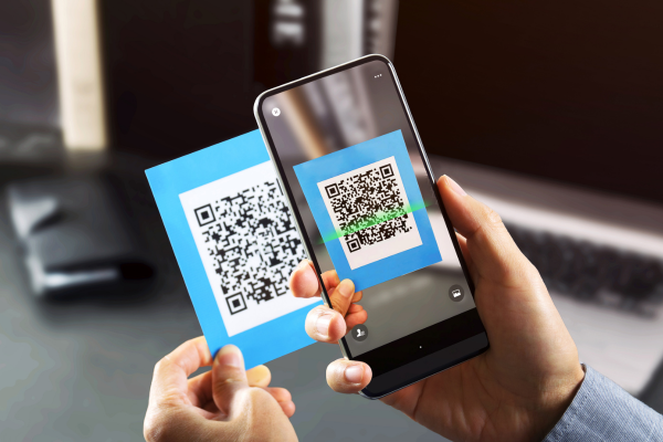2. Receive a QR Code 2. Receive a QR Code